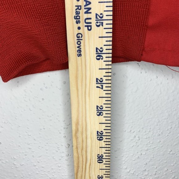 Cintas Work Jacket Emery Worldwide Starbase Uniform‎ Large Removable Liner Red - Picture 3 of 12